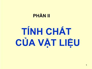 Bài giảng Cơ sở khoa học vật liệu - Chương 10: Tính chất của vật liệu - Lê Văn Thăng