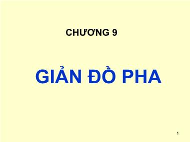 Bài giảng Cơ sở khoa học vật liệu - Chương 9: Giản đồ pha - Lê Văn Thăng