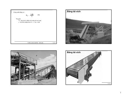 Bài giảng Quá trình & thiết bị silicat 1 - Chương 12: Thiết bị vận chuyển, tiếp liệu (Phần 2)