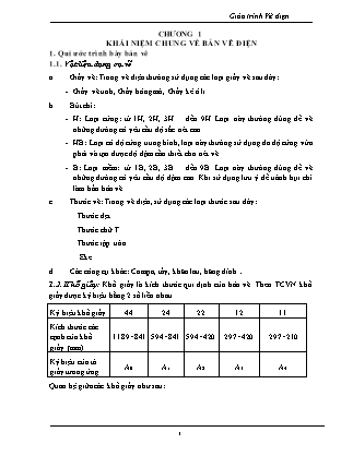 Giáo trình Vẽ điện