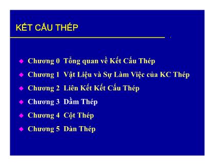 Bài giảng Kết cấu thép - Chương 3: Dầm thép