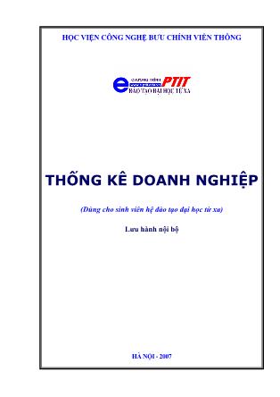 Bài giảng Thống kê doanh nghiệp - Bùi Xuân Phong