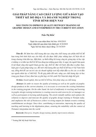 Giải pháp nâng cao chất lượng giữa đào tạo thiết kế đồ họa và doanh nghiệp trong tình hình hiệ