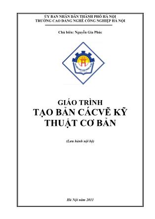 Giáo trình Tạo bản các vẽ kỹ thuật cơ bản