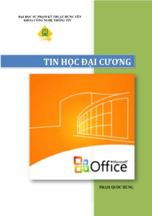 Giáo trình Tin học đại cương - Phạm Quốc Hùng