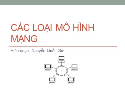 Bài giảng Mạng máy tính - Chương 3: Các loại mô hình mạng - Nguyễn Quốc Sử