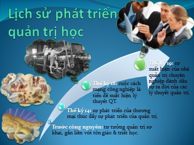 Bài giảng Quản trị học - Chương 2: Lịch sử phát triển quản trị học - Trần Nhật Minh