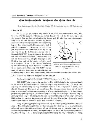 Hệ truyền động điện Biến tần-Động cơ đồng bộ kích từ nối tiếp