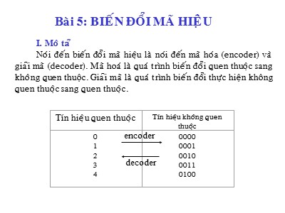 Bài giảng Kỹ thuật số (Phần 4)