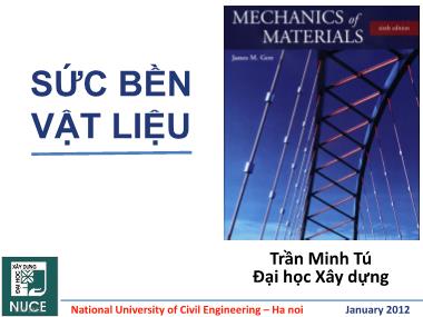 Bài giảng Sức bền vật liệu 1 - Chương mở đầu - Trần Minh Tú