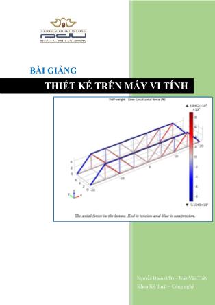 Bài giảng Thiết kế trên máy vi tính - Nguyễn Quận