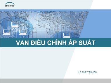 Bài giảng Truyền động thủy lực và khí nén - Chương 3: Van điều chỉnh áp suất - Lê Thể Truyền