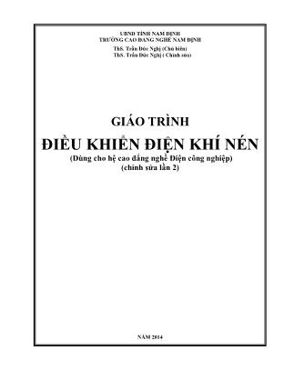 Giáo trình Điều khiển điện khí nén (Phần 1)