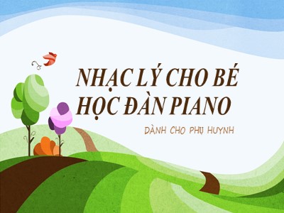 Tài liệu Nhạc lý cho bé học đàn piano
