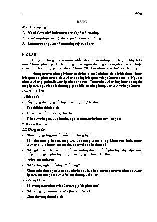 Bài giảng Nội cơ sở 1 - Bài 12: Báng