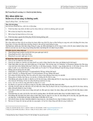Bài giảng Sản phụ khoa 1 - Bài Team-Based Learning 4-4: Chuyển dạ bình thường - Bài: Bóc nhau nhân tạo. Kiểm tra cổ tử cung và đường sanh