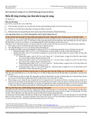 Bài giảng Sản phụ khoa 1 - Bài Team-Based Learning 4-8: Các vấn đề thường gặp của nửa sau thai kỳ - Bài: Biểu đồ tăng trưởng của thai nhi trong tử cung