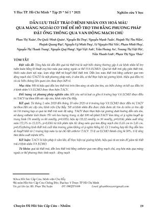 Dẫn lưu thất trái ở bệnh nhân oxy hoá máu qua màng ngoài cơ thể để hỗ trợ tim bằng phương pháp đặt ống thông qua van động mạch chủ