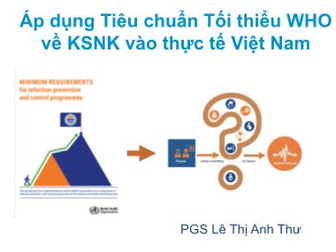 Áp dụng Tiêu chuẩn Tối thiểu WHO về KSNK vào thực tế Việt Nam