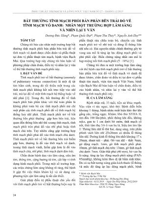 Bất thường tĩnh mạch phổi bán phần bên trái đổ về tĩnh mạch vô danh: nhân một trường hợp lâm sàng và nhìn lại y văn