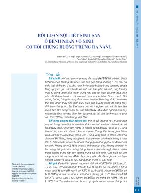 Rối loạn nội tiết sinh sản ở bệnh nhân vô sinh có hội chứng buồng trứng đa nang